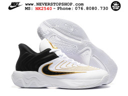 Giày bóng rổ cổ thấp Nike Giannis Immortality 4 Trắng Đen chuyên indoor outdoor replica 1:1 real chính hãng giá rẻ tốt nhất tại NeverStop Sneaker Shop Hồ Chí Minh