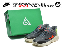 Giày bóng rổ outdoor Nike Giannis Immortality 4 Xám Xanh Cam nhẹ êm cổ thấp đế chống mòn rít sân giá tốt tại NeverStop Basketball Sneaker Shop Giày bóng rổ cổ thấp Nike Giannis Immortality 4 Xám Xanh Cam chuyên indoor outdoor replica 1:1 real chính hãng giá rẻ tốt nhất tại NeverStop Sneaker Shop Hồ Chí Minh