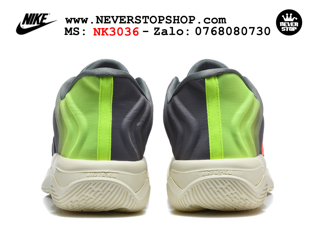 Giày bóng rổ outdoor Nike Giannis Immortality 4 Xám Xanh Cam nhẹ êm cổ thấp đế chống mòn rít sân giá tốt tại NeverStop Basketball Sneaker Shop Giày bóng rổ cổ thấp Nike Giannis Immortality 4 Xám Xanh Cam chuyên indoor outdoor replica 1:1 real chính hãng giá rẻ tốt nhất tại NeverStop Sneaker Shop Hồ Chí Minh