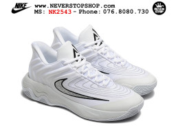 Giày bóng rổ cổ thấp Nike Giannis Immortality 4 Trắng Đen chuyên indoor outdoor replica 1:1 real chính hãng giá rẻ tốt nhất tại NeverStop Sneaker Shop Hồ Chí Minh