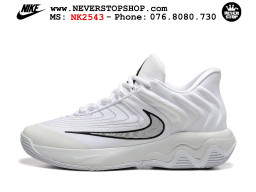 Giày bóng rổ cổ thấp Nike Giannis Immortality 4 Trắng Đen chuyên indoor outdoor replica 1:1 real chính hãng giá rẻ tốt nhất tại NeverStop Sneaker Shop Hồ Chí Minh