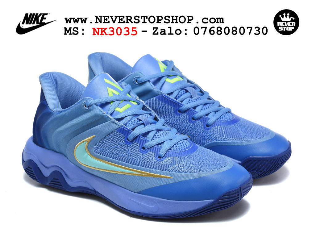 Giày bóng rổ outdoor Nike Giannis Immortality 4 Xanh Tím nhẹ êm cổ thấp đế chống mòn rít sân giá tốt tại NeverStop Basketball Sneaker Shop Giày bóng rổ cổ thấp Nike Giannis Immortality 4 Xanh Tím chuyên indoor outdoor replica 1:1 real chính hãng giá rẻ tốt nhất tại NeverStop Sneaker Shop Hồ Chí Minh