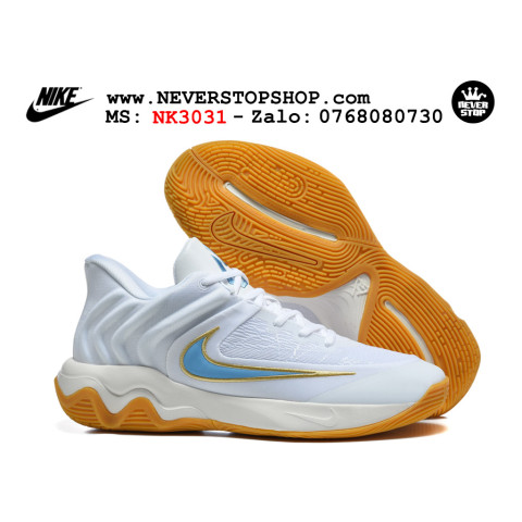 Nike Giannis Immortality 4 White Coconut Milk Blue