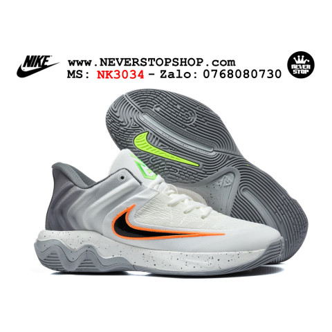 Nike Giannis Immortality 4 White Grey Black