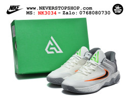 Giày bóng rổ outdoor Nike Giannis Immortality 4 Trắng Xám Đen nhẹ êm cổ thấp đế chống mòn rít sân giá tốt tại NeverStop Basketball Sneaker Shop Giày bóng rổ cổ thấp Nike Giannis Immortality 4 Trắng Xám Đen chuyên indoor outdoor replica 1:1 real chính hãng giá rẻ tốt nhất tại NeverStop Sneaker Shop Hồ Chí Minh