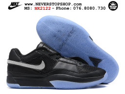 Giày bóng rổ cổ thấp Nike Ja 1 Đen Xanh Dương nam chuyên outdoor replica 1:1 real chính hãng giá rẻ tốt nhất tại NeverStopShop.com HCM