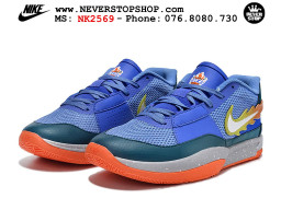 Giày bóng rổ cổ thấp Nike Ja 1 Xanh Dương Cam nam chuyên outdoor replica 1:1 real chính hãng giá rẻ tốt nhất tại NeverStopShop.com HCM