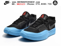 Giày bóng rổ cổ thấp Nike Ja 1 Đen Xanh Dương nam chuyên outdoor replica 1:1 real chính hãng giá rẻ tốt nhất tại NeverStopShop.com HCM