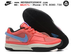 Giày bóng rổ cổ thấp Nike Ja 1 Đỏ Xanh Dương nam chuyên outdoor replica 1:1 real chính hãng giá rẻ tốt nhất tại NeverStopShop.com HCM