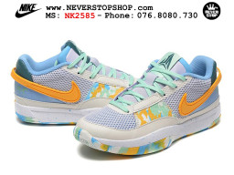 Giày bóng rổ cổ thấp Nike Ja 1 Xanh Dương Cam nam chuyên outdoor replica 1:1 real chính hãng giá rẻ tốt nhất tại NeverStopShop.com HCM