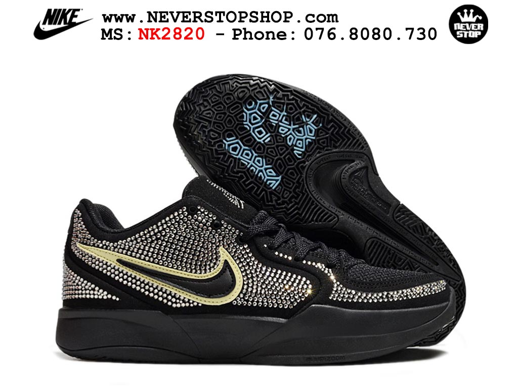 Giày bóng rổ cổ thấp Nike Ja 2 Đen Vàng nam chuyên outdoor replica 1:1 best batch chính hãng giá rẻ tốt nhất tại NeverStopShop.com HCM