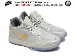 Giày bóng rổ cổ thấp Nike Ja 2 Xám Trắng nam chuyên outdoor replica 1:1 best batch chính hãng giá rẻ tốt nhất tại NeverStopShop.com HCM