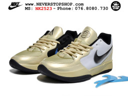 Giày bóng rổ cổ thấp Nike Ja 2 Vàng Trắng nam chuyên outdoor replica 1:1 best batch chính hãng giá rẻ tốt nhất tại NeverStopShop.com HCM