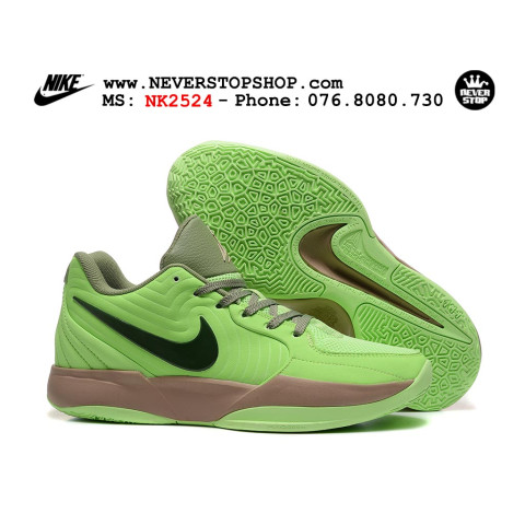 Nike Ja 2 Green Neon Brown