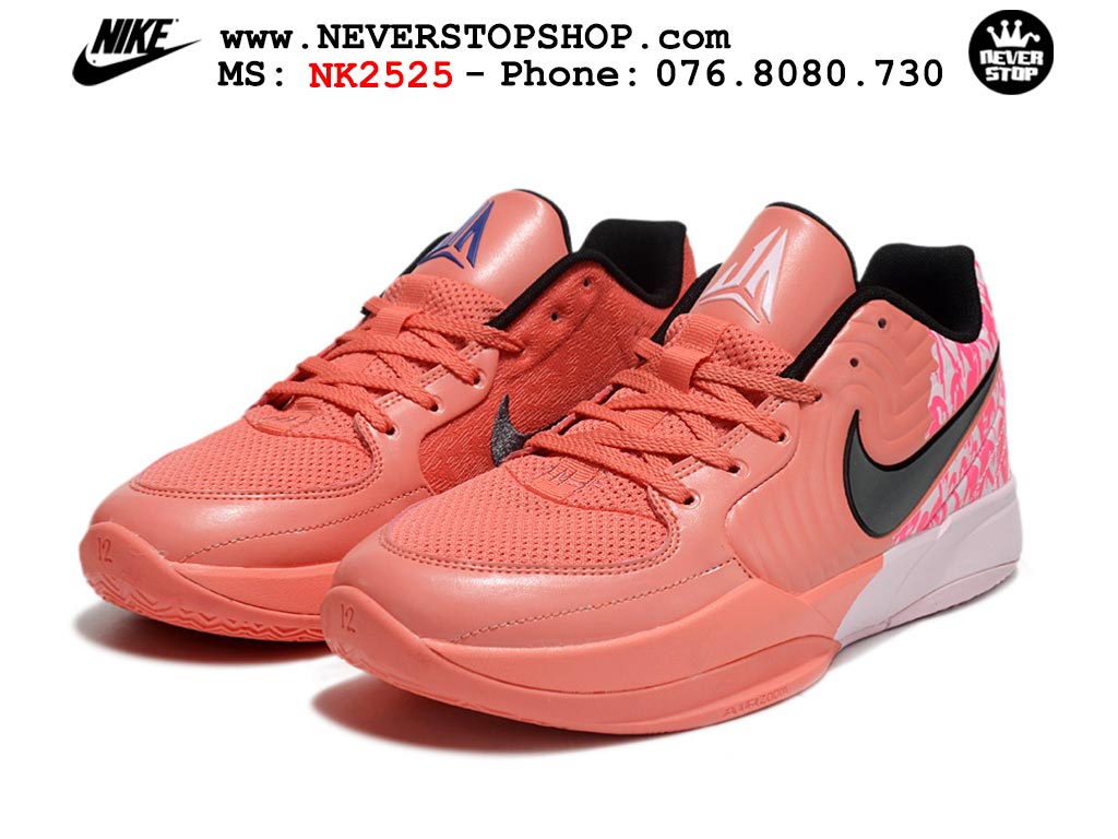 Giày bóng rổ cổ thấp Nike Ja 2 Đỏ Trắng nam chuyên outdoor replica 1:1 best batch chính hãng giá rẻ tốt nhất tại NeverStopShop.com HCM