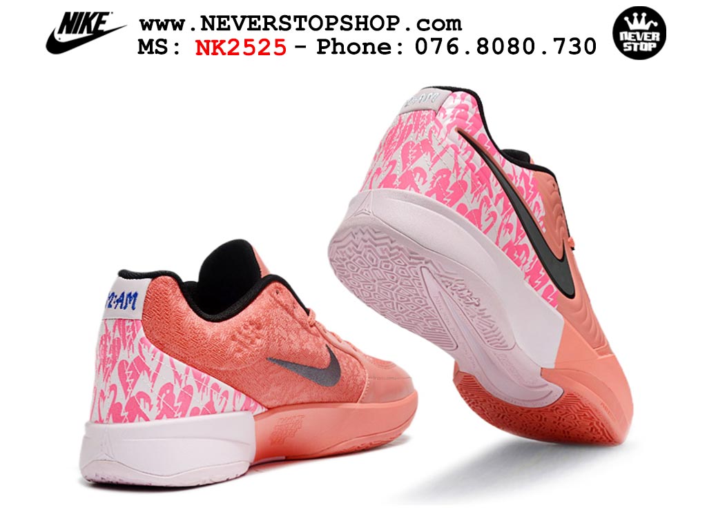 Giày bóng rổ cổ thấp Nike Ja 2 Đỏ Trắng nam chuyên outdoor replica 1:1 best batch chính hãng giá rẻ tốt nhất tại NeverStopShop.com HCM