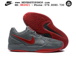 Giày Nike Ja 2 Xám Đỏ bóng rổ nam nữ Ja Morant giá tốt tại NeverStop Basketball Sneaker Shop Giày bóng rổ cổ thấp Nike Ja 2 Xám Đỏ nam chuyên outdoor replica 1:1 best batch chính hãng giá rẻ tốt nhất tại NeverStopShop.com HCM