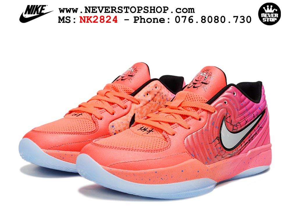 Giày Nike Ja 2 Hồng Cam bóng rổ nam nữ Ja Morant giá tốt tại NeverStop Basketball Sneaker Shop Giày bóng rổ cổ thấp Nike Ja 2 Hồng Cam nam chuyên outdoor replica 1:1 best batch chính hãng giá rẻ tốt nhất tại NeverStopShop.com HCM