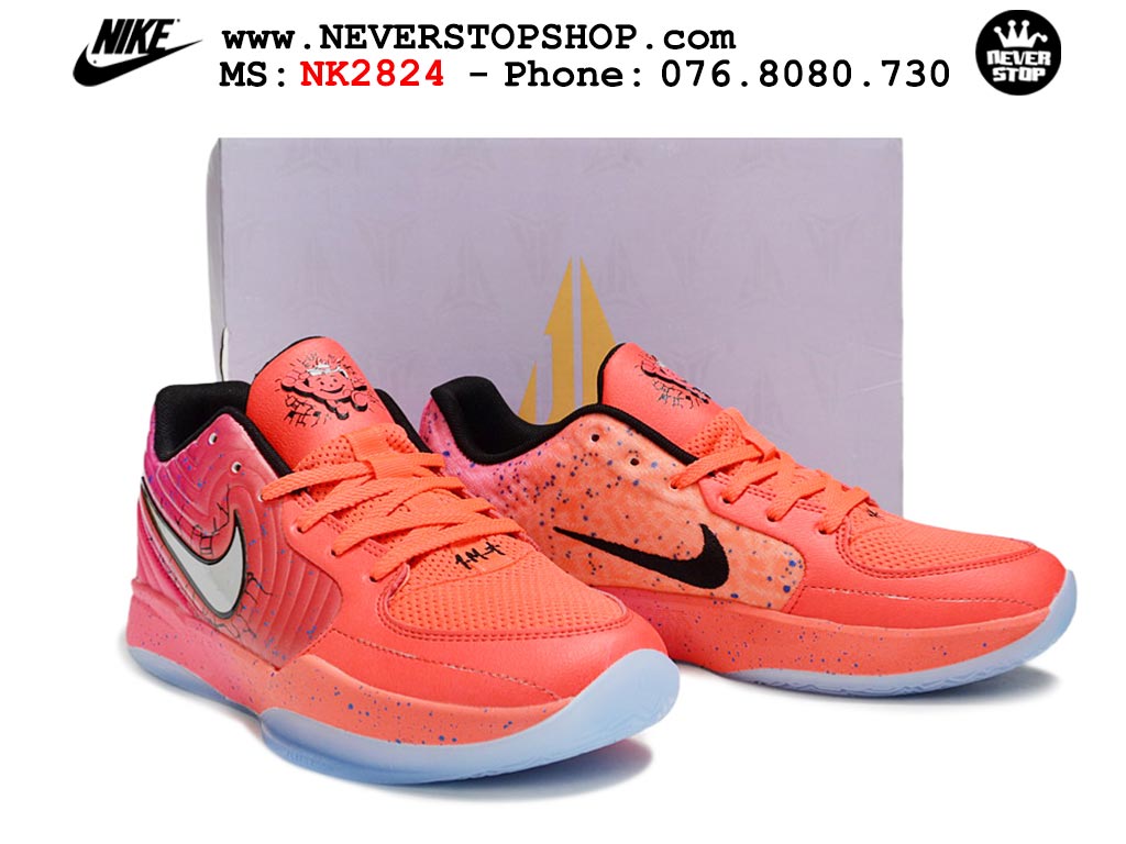 Giày Nike Ja 2 Hồng Cam bóng rổ nam nữ Ja Morant giá tốt tại NeverStop Basketball Sneaker Shop Giày bóng rổ cổ thấp Nike Ja 2 Hồng Cam nam chuyên outdoor replica 1:1 best batch chính hãng giá rẻ tốt nhất tại NeverStopShop.com HCM