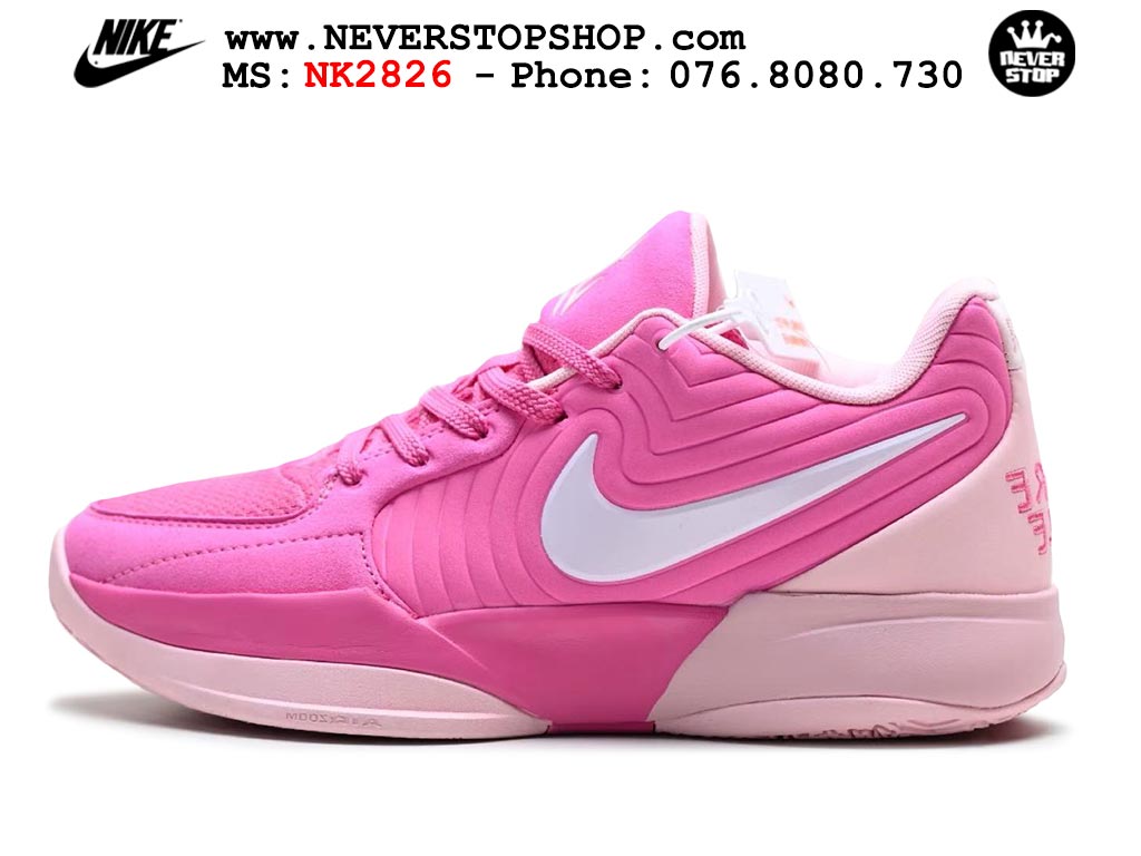 Giày Nike Ja 2 Hồng Trắng bóng rổ nam nữ Ja Morant giá tốt tại NeverStop Basketball Sneaker Shop Giày bóng rổ cổ thấp Nike Ja 2 Hồng Trắng nam chuyên outdoor replica 1:1 best batch chính hãng giá rẻ tốt nhất tại NeverStopShop.com HCM
