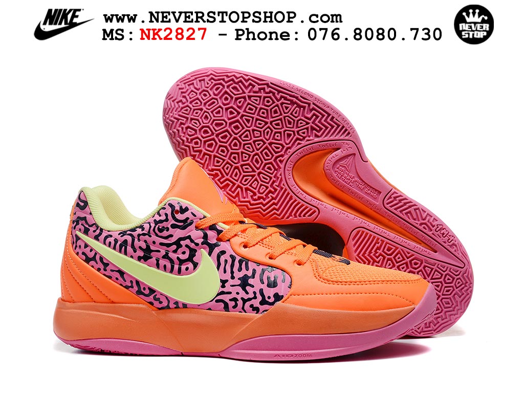Giày Nike Ja 2 Cam Hồng bóng rổ nam nữ Ja Morant giá tốt tại NeverStop Basketball Sneaker Shop Giày bóng rổ cổ thấp Nike Ja 2 Cam Hồng nam chuyên outdoor replica 1:1 best batch chính hãng giá rẻ tốt nhất tại NeverStopShop.com HCM