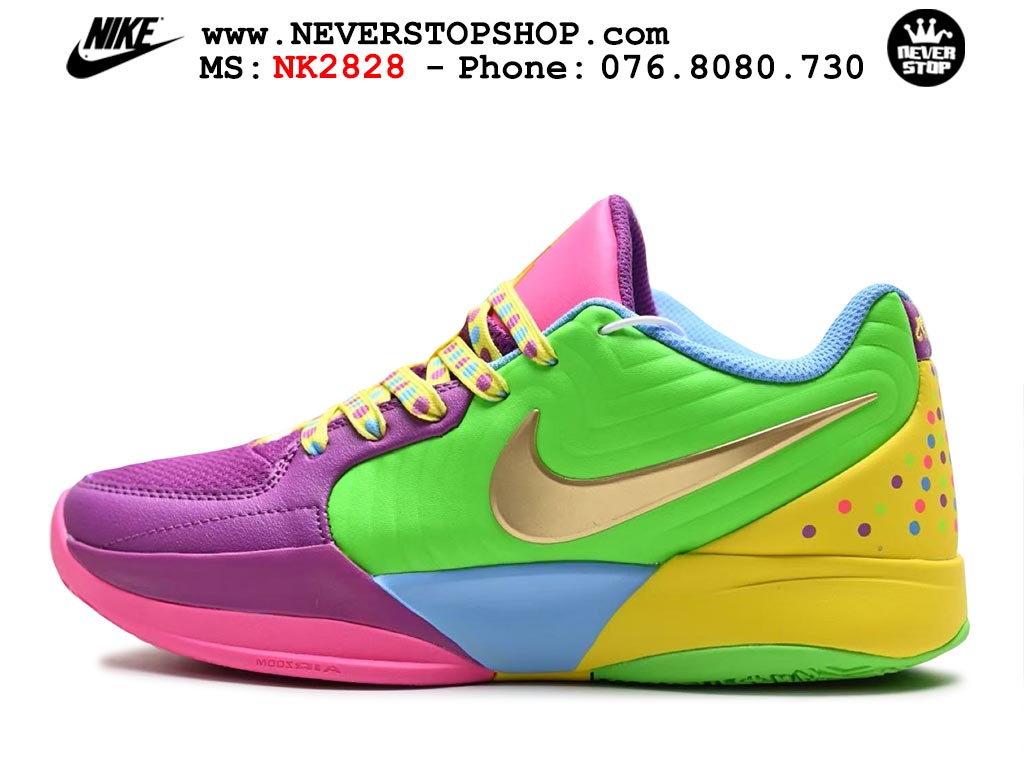Giày Nike Ja 2 Tím Xanh Lá bóng rổ nam nữ Ja Morant giá tốt tại NeverStop Basketball Sneaker Shop Giày bóng rổ cổ thấp Nike Ja 2 Tím Xanh Lá nam chuyên outdoor replica 1:1 best batch chính hãng giá rẻ tốt nhất tại NeverStopShop.com HCM