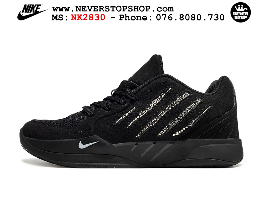 Giày bóng rổ cổ thấp Nike Ja 2 Đen Trắng nam chuyên outdoor replica 1:1 best batch chính hãng giá rẻ tốt nhất tại NeverStopShop.com HCM
