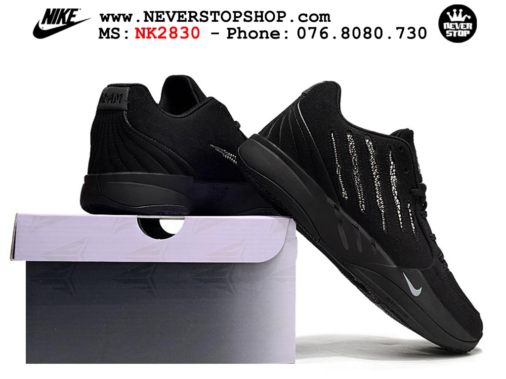 Giày bóng rổ cổ thấp Nike Ja 2 Đen Trắng nam chuyên outdoor replica 1:1 best batch chính hãng giá rẻ tốt nhất tại NeverStopShop.com HCM