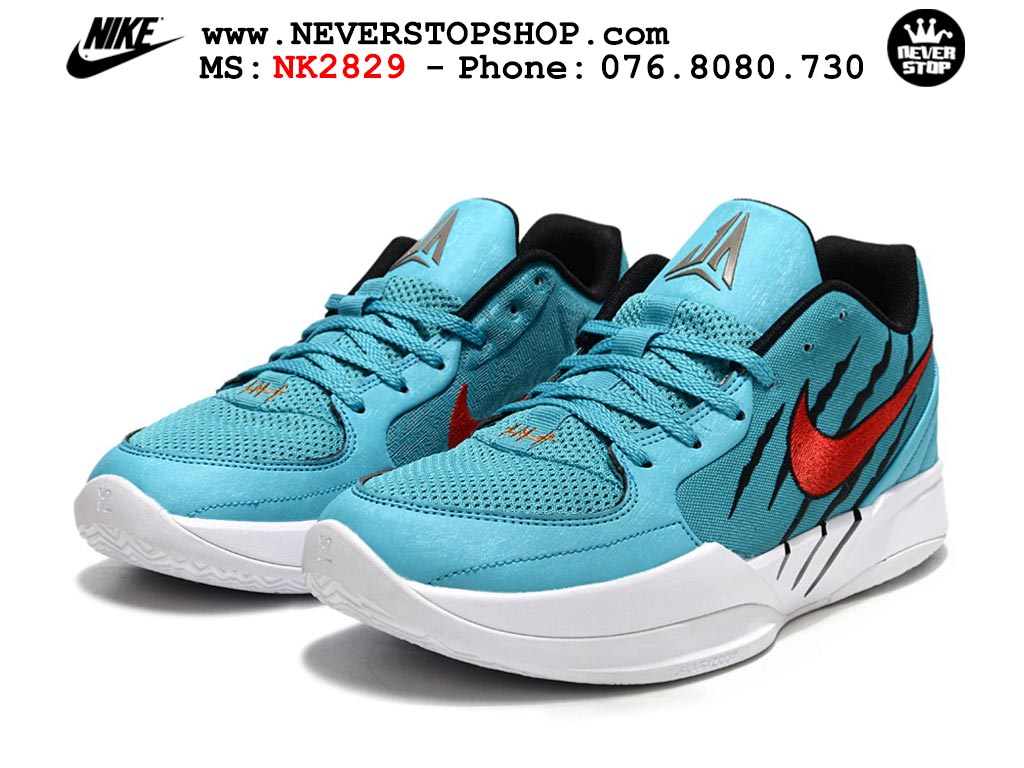 Giày Nike Ja 2 Xanh Dương Đỏ bóng rổ nam nữ Ja Morant giá tốt tại NeverStop Basketball Sneaker Shop Giày bóng rổ cổ thấp Nike Ja 2 Xanh Dương Đỏ nam chuyên outdoor replica 1:1 best batch chính hãng giá rẻ tốt nhất tại NeverStopShop.com HCM
