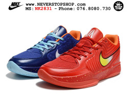 Giày bóng rổ cổ thấp Nike Ja 2 Xanh Dương Đỏ nam chuyên outdoor replica 1:1 best batch chính hãng giá rẻ tốt nhất tại NeverStopShop.com HCM