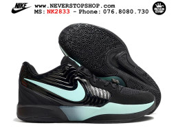 Giày bóng rổ cổ thấp Nike Ja 2 Đen Xanh Ngọc nam chuyên outdoor replica 1:1 best batch chính hãng giá rẻ tốt nhất tại NeverStopShop.com HCM