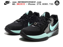 Giày bóng rổ cổ thấp Nike Ja 2 Đen Xanh Ngọc nam chuyên outdoor replica 1:1 best batch chính hãng giá rẻ tốt nhất tại NeverStopShop.com HCM