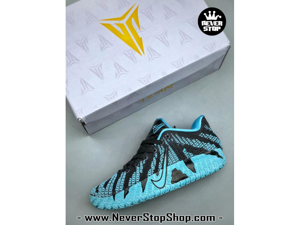Giày bóng rổ outdoor Nike Ja 3 Đen Xanh Da Trời nam replica 1:1 best batch chính hãng giá rẻ tốt nhất tại NeverStopShop.com HCM