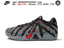 Giày Nike Ja 3 Đen Xám Đỏ bóng rổ nam nữ Ja Morant giá tốt tại NeverStop Basketball Sneaker Shop Giày bóng rổ outdoor Nike Ja 3 Đen Xám Đỏ nam replica 1:1 best batch chính hãng giá rẻ tốt nhất tại NeverStopShop.com HCM