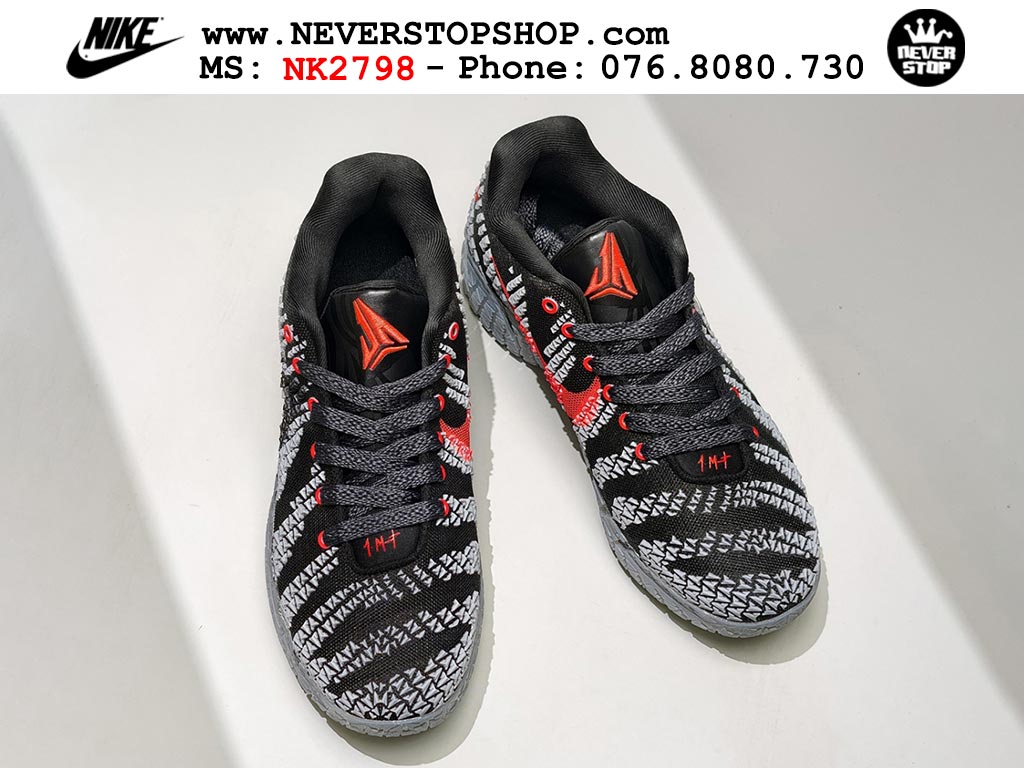 Giày Nike Ja 3 Đen Xám Đỏ bóng rổ nam nữ Ja Morant giá tốt tại NeverStop Basketball Sneaker Shop Giày bóng rổ outdoor Nike Ja 3 Đen Xám Đỏ nam replica 1:1 best batch chính hãng giá rẻ tốt nhất tại NeverStopShop.com HCM
