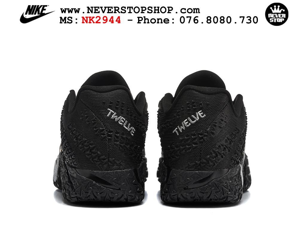 Giày bóng rổ outdoor Nike Ja 3 Đen Trắng nam replica 1:1 best batch chính hãng giá rẻ tốt nhất tại NeverStopShop.com HCM