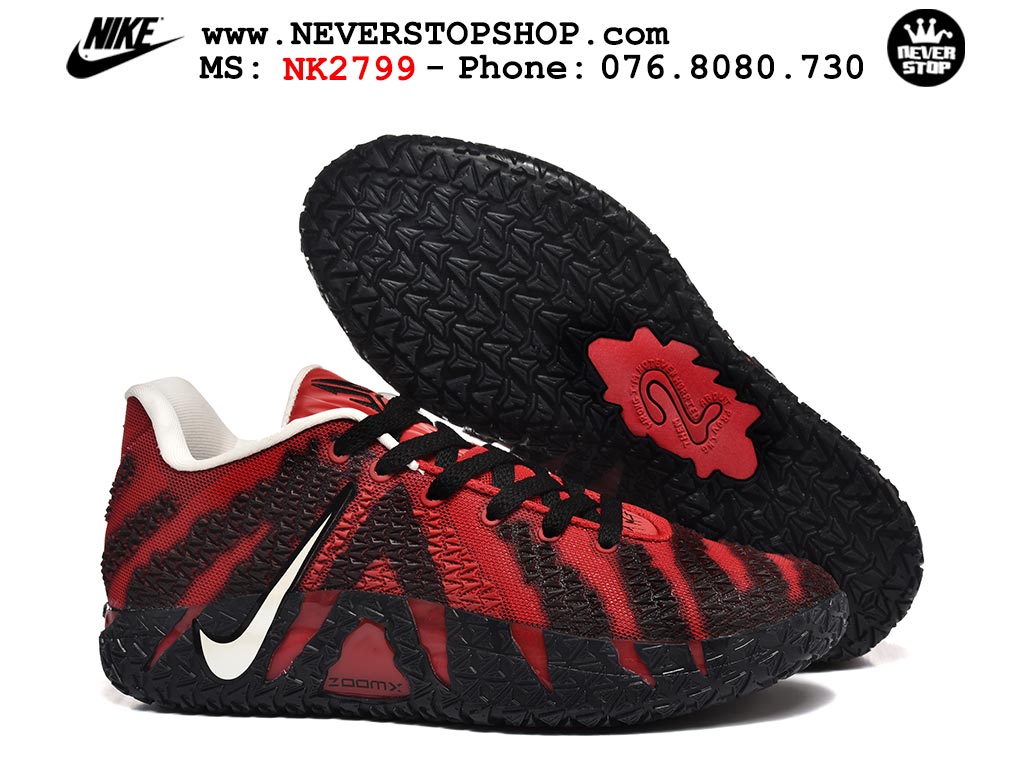 Giày bóng rổ outdoor Nike Ja 3 Đen Đỏ nam replica 1:1 best batch chính hãng giá rẻ tốt nhất tại NeverStopShop.com HCM
