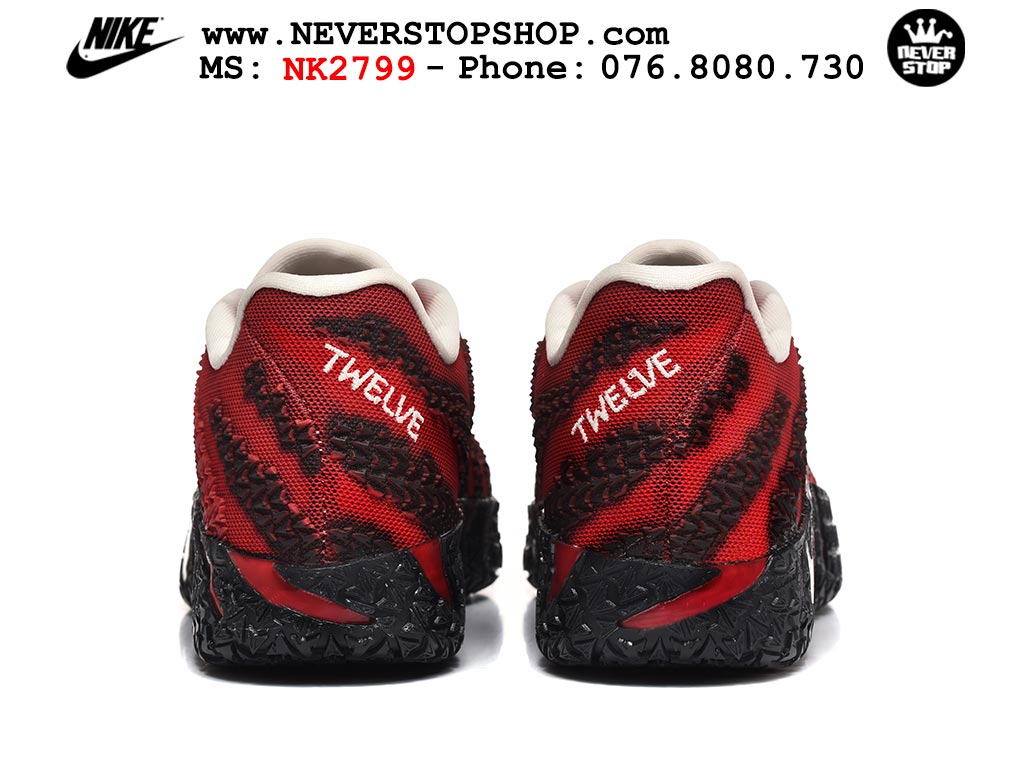 Giày bóng rổ outdoor Nike Ja 3 Đen Đỏ nam replica 1:1 best batch chính hãng giá rẻ tốt nhất tại NeverStopShop.com HCM