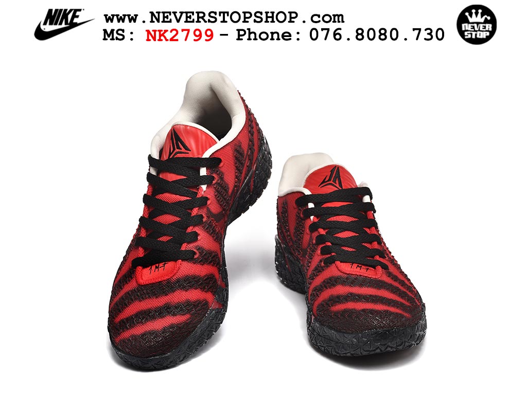 Giày bóng rổ outdoor Nike Ja 3 Đen Đỏ nam replica 1:1 best batch chính hãng giá rẻ tốt nhất tại NeverStopShop.com HCM