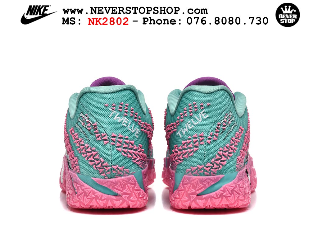 Giày Nike Ja 3 Xanh Ngọc Hồng bóng rổ nam nữ Ja Morant giá tốt tại NeverStop Basketball Sneaker Shop Giày bóng rổ outdoor Nike Ja 3 Xanh Ngọc Hồng nam replica 1:1 best batch chính hãng giá rẻ tốt nhất tại NeverStopShop.com HCM