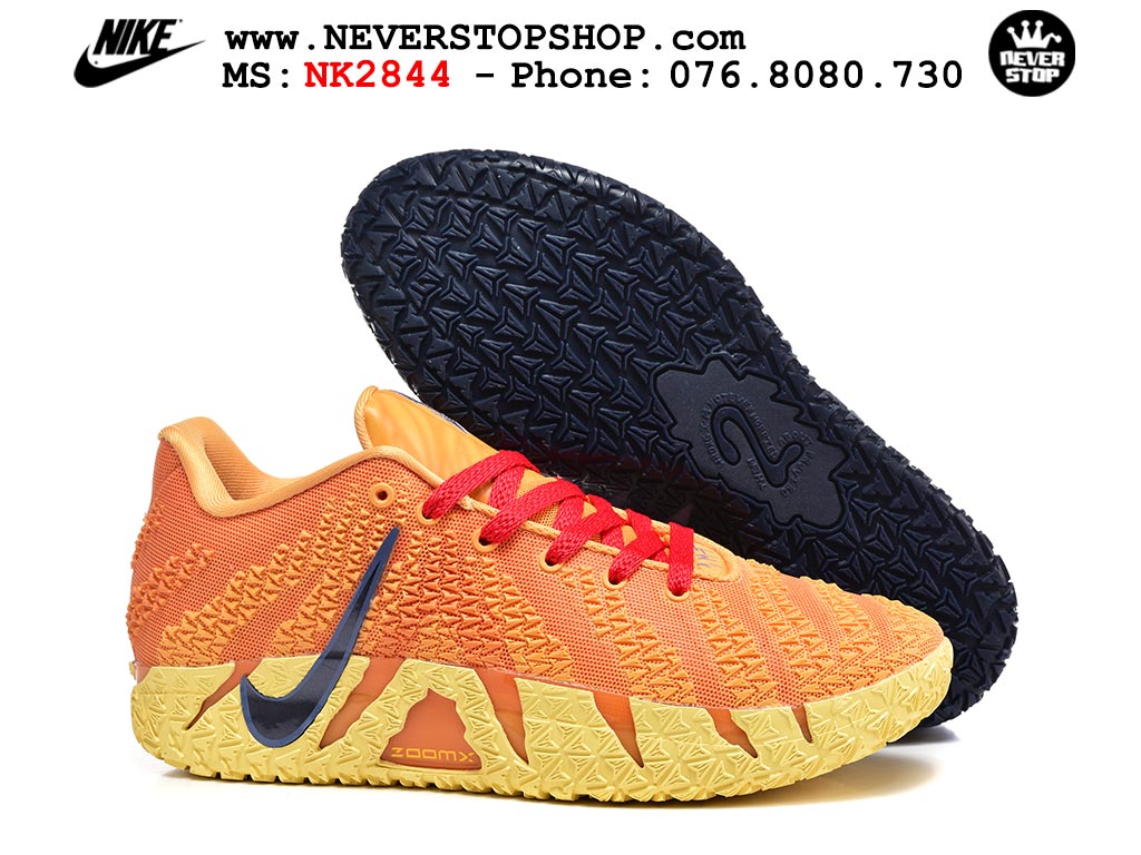 Giày bóng rổ outdoor Nike Ja 3 Cam Tím nam replica 1:1 best batch chính hãng giá rẻ tốt nhất tại NeverStopShop.com HCM
