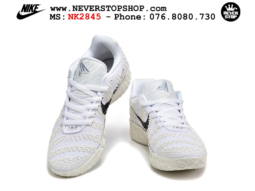 Giày bóng rổ outdoor Nike Ja 3 Trắng Đen nam replica 1:1 best batch chính hãng giá rẻ tốt nhất tại NeverStopShop.com HCM