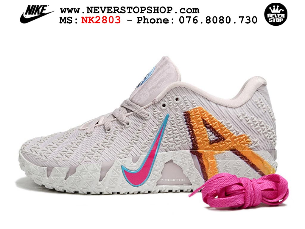 Giày Nike Ja 3 Hồng Vàng bóng rổ nam nữ Ja Morant giá tốt tại NeverStop Basketball Sneaker Shop Giày bóng rổ outdoor Nike Ja 3 Hồng Vàng nam replica 1:1 best batch chính hãng giá rẻ tốt nhất tại NeverStopShop.com HCM