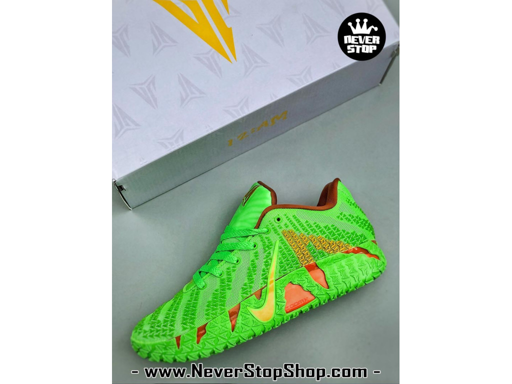 Giày bóng rổ outdoor Nike Ja 3 Xanh Lá Cam nam replica 1:1 best batch chính hãng giá rẻ tốt nhất tại NeverStopShop.com HCM