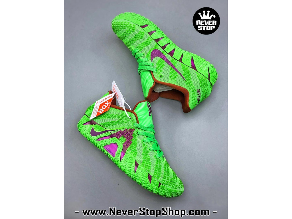 Giày bóng rổ outdoor Nike Ja 3 Xanh Lá Tím nam replica 1:1 best batch chính hãng giá rẻ tốt nhất tại NeverStopShop.com HCM