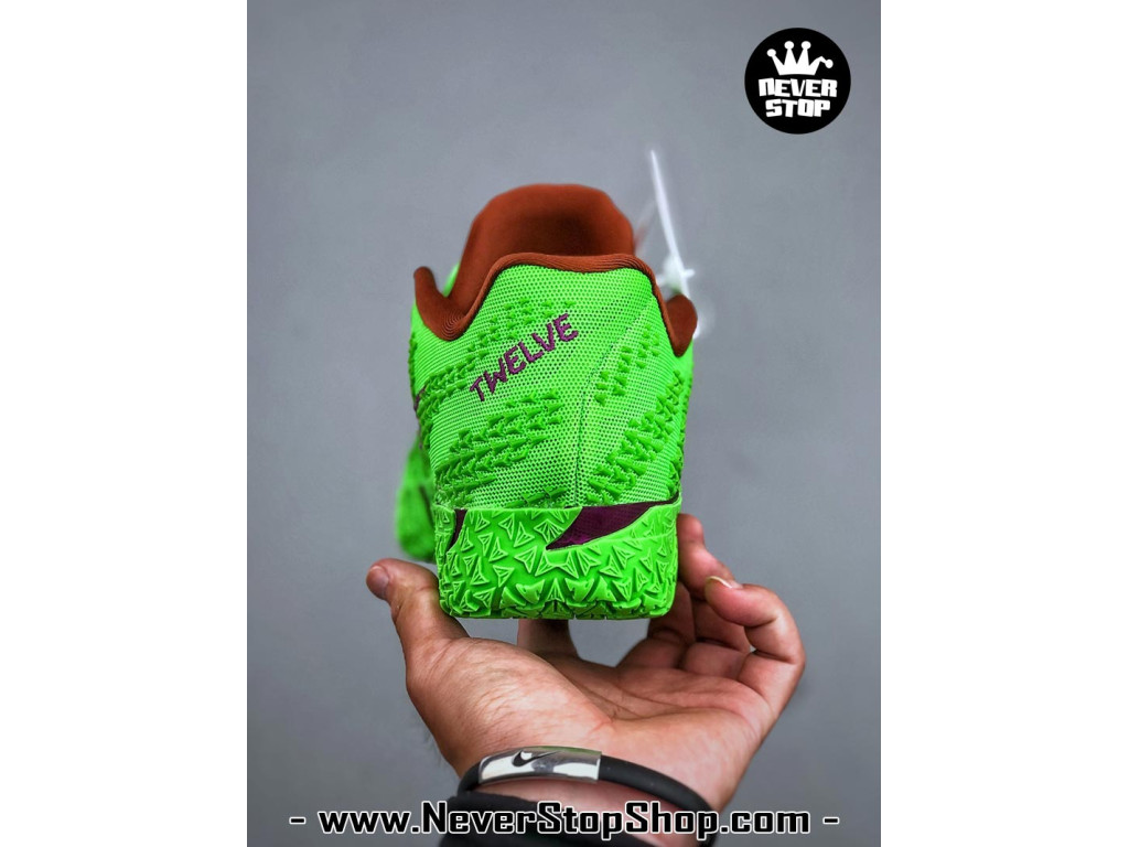 Giày bóng rổ outdoor Nike Ja 3 Xanh Lá Tím nam replica 1:1 best batch chính hãng giá rẻ tốt nhất tại NeverStopShop.com HCM