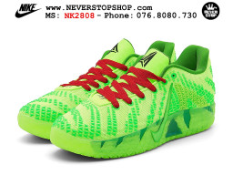 Giày bóng rổ outdoor Nike Ja 3 Xanh Lá Đỏ nam replica 1:1 best batch chính hãng giá rẻ tốt nhất tại NeverStopShop.com HCM