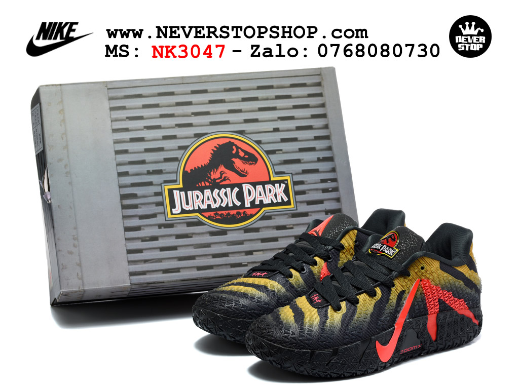 Giày bóng rổ outdoor Nike Ja 3 Đen Vàng Cam nam replica 1:1 best batch chính hãng giá rẻ tốt nhất tại NeverStopShop.com HCM