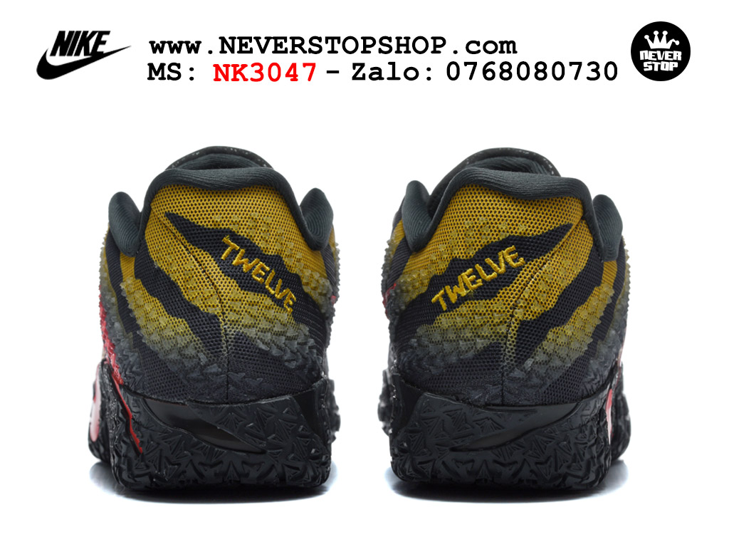 Giày bóng rổ outdoor Nike Ja 3 Đen Vàng Cam nam replica 1:1 best batch chính hãng giá rẻ tốt nhất tại NeverStopShop.com HCM
