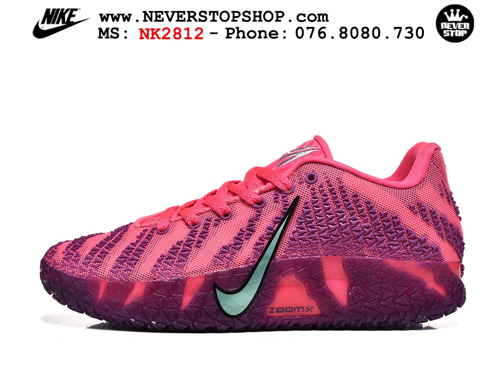 Giày bóng rổ outdoor Nike Ja 3 Hồng Tím nam replica 1:1 best batch chính hãng giá rẻ tốt nhất tại NeverStopShop.com HCM